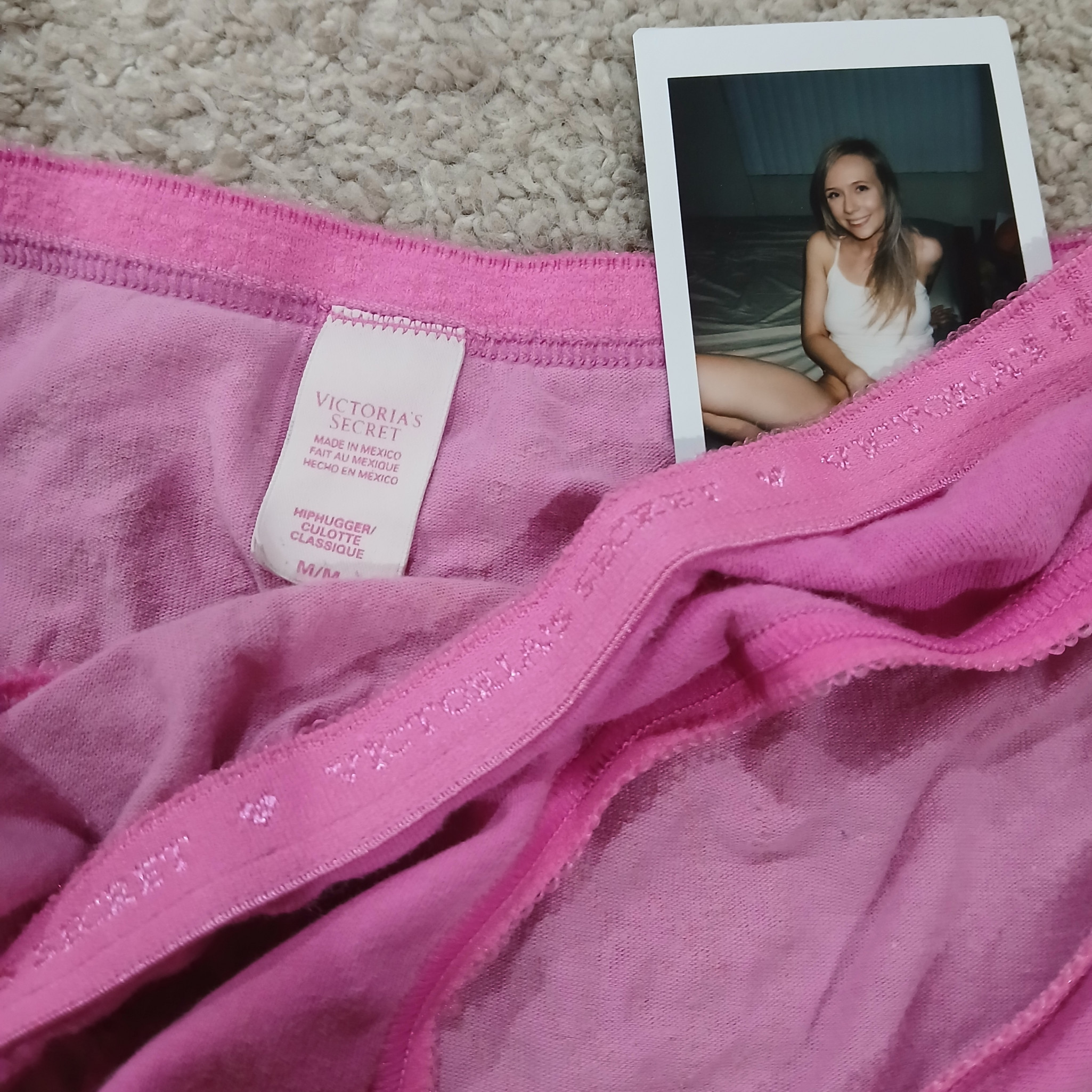 Mailed Victoria Secret Panties With 1 Of 1 On Off Polaroid